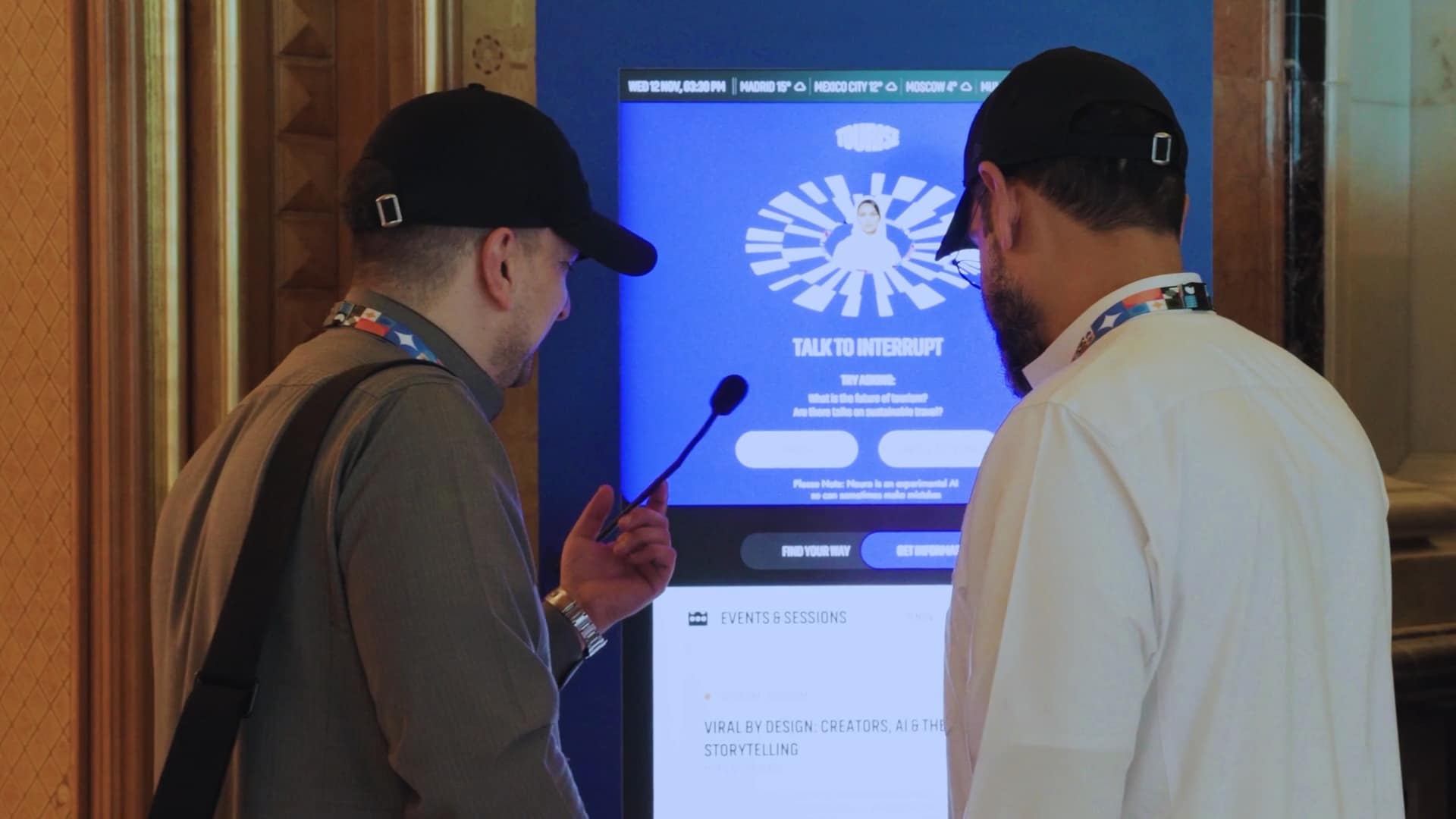 Tourise conversational ai kiosk case study. 00 00 57 17. Still001