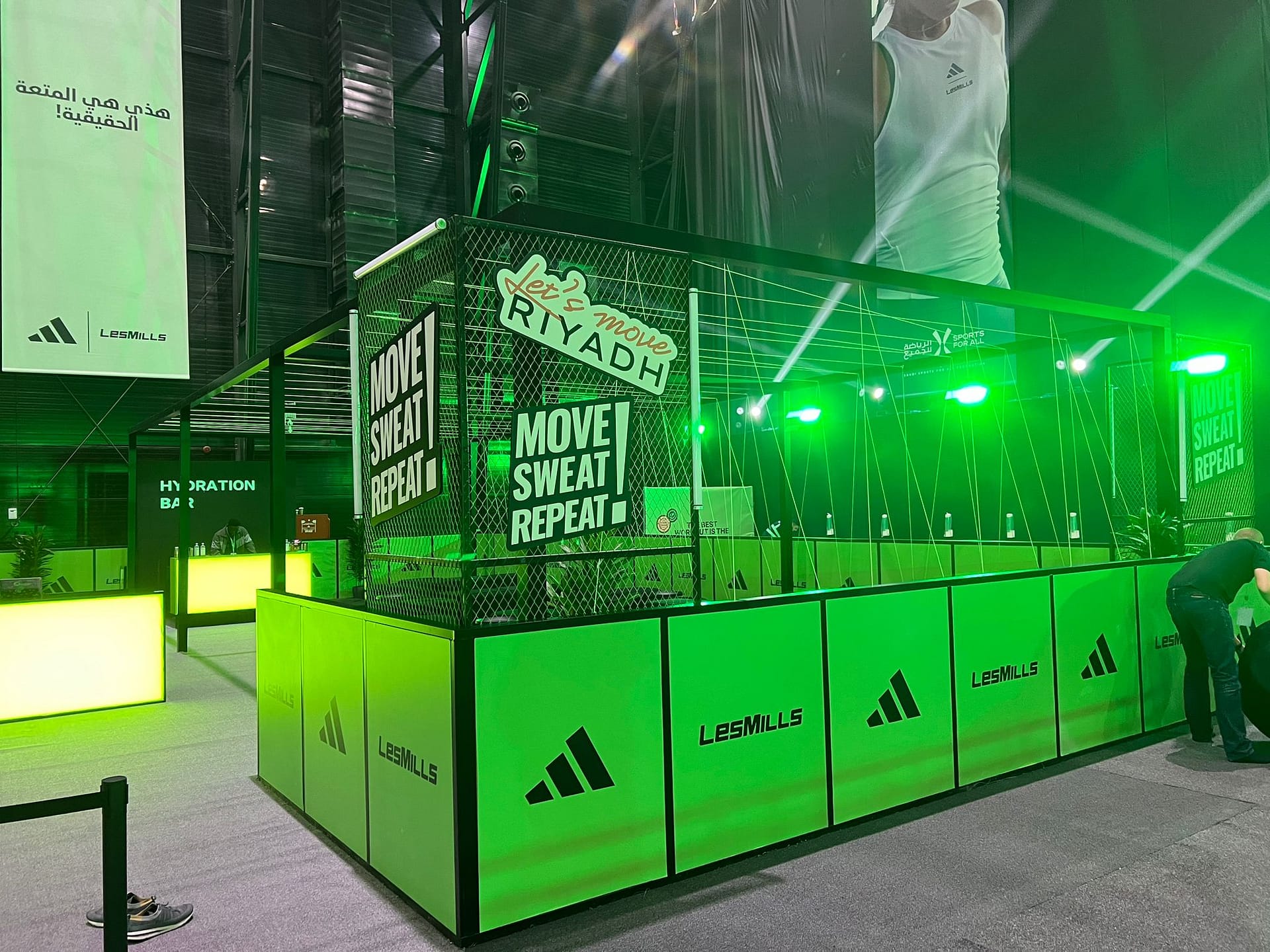Lesmills stand