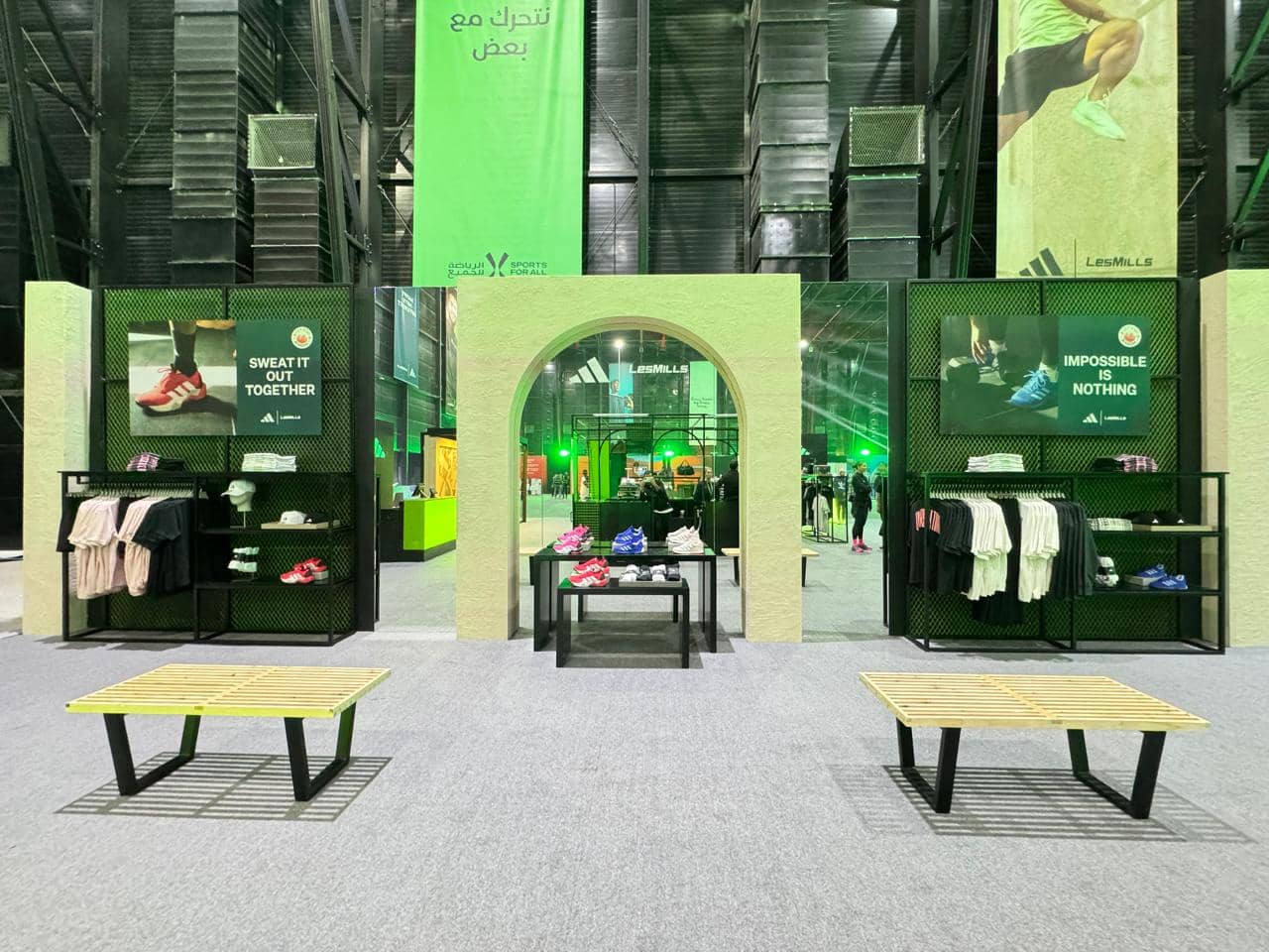 Lesmills stand
