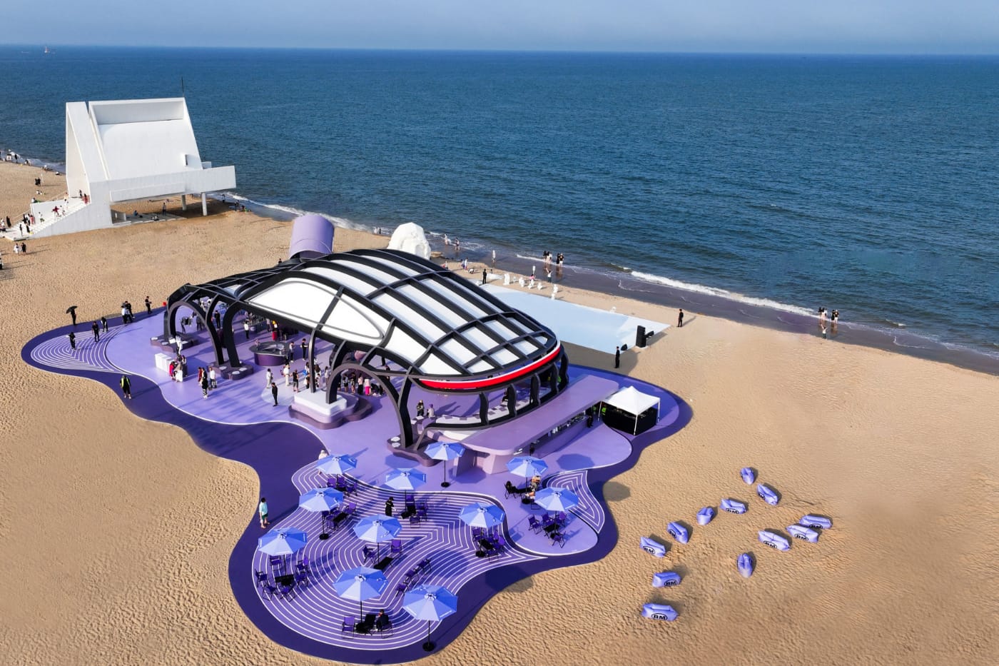 Porsche Aranya Theater beach